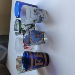 7 Unused Shot Glasses Featuring Washington, DC